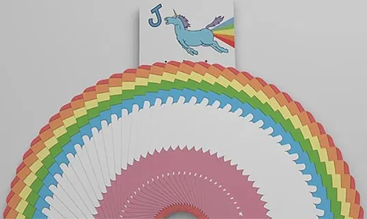 Rainbow Unicorn Fun Time Playing Cards - image 4