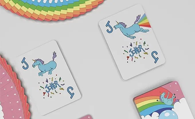Rainbow Unicorn Fun Time Playing Cards - image 5