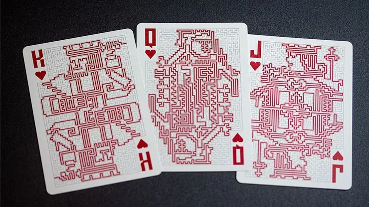 Red Labyrinth Playing Cards - image 10
