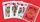 Red Roses Gold Foil Playing Cards - image 6