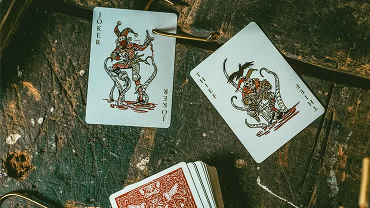 Red Seafarers Playing Cards - image 2