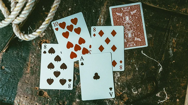 Red Seafarers Playing Cards - image 3