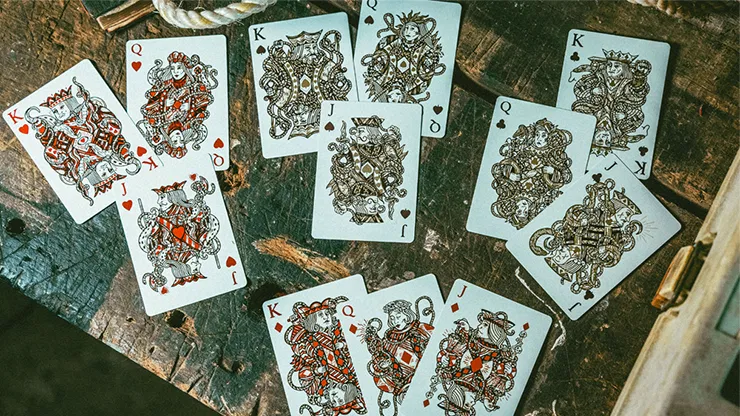 Red Seafarers Playing Cards - image 4