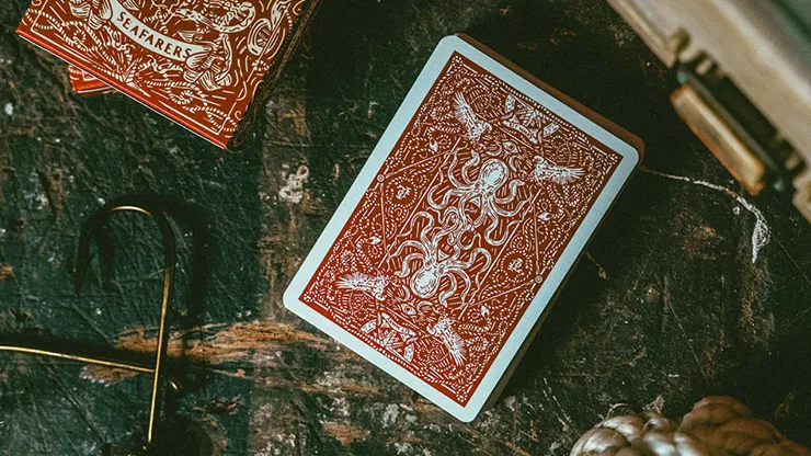 Red Seafarers Playing Cards - image 6
