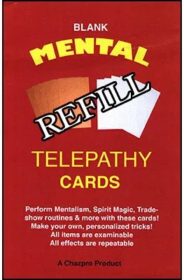 Refill Mental Telepathy Cards