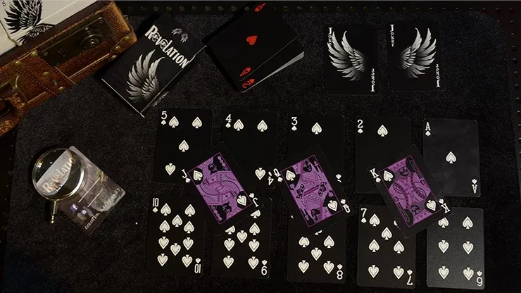 Revelation Playing Cards (Black) - image 4