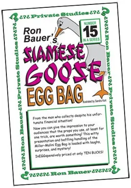 Ron Bauer Series: #15 - Siamese Goose Eggbag