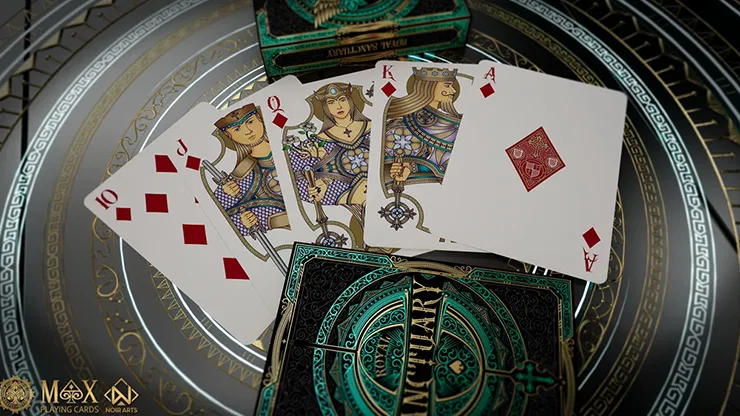 Royal Sanctuary Limited Emerald Playing Cards - image 3