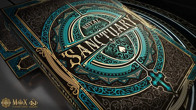 Royal Sanctuary Limited Emerald Playing Cards - image 1