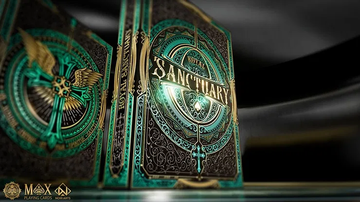 Royal Sanctuary Noble  Emerald Kings Playing Cards - image 1
