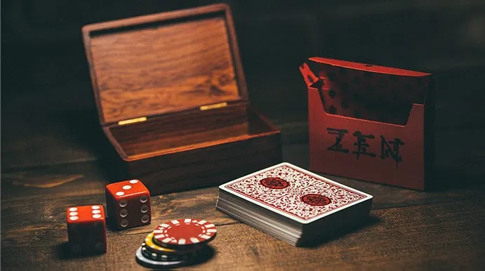 Royal Zen Playing Cards (Red) - image 1