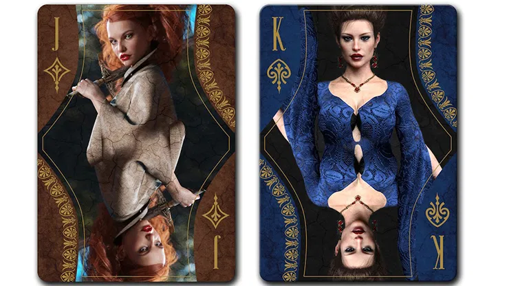 Rubynis Royal Playing Cards (Blue Wax Seal) - image 5