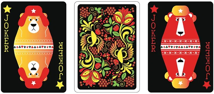 Russian Folk Art Limited Edition Playing Cards - image 2