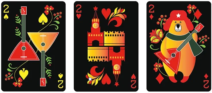 Russian Folk Art Limited Edition Playing Cards - image 5