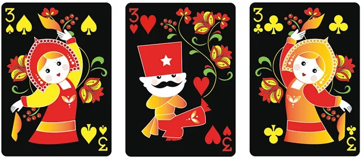 Russian Folk Art Limited Edition Playing Cards - image 6