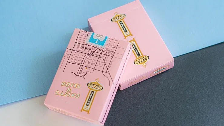 Safari Casino Pink Playing Cards - image 1