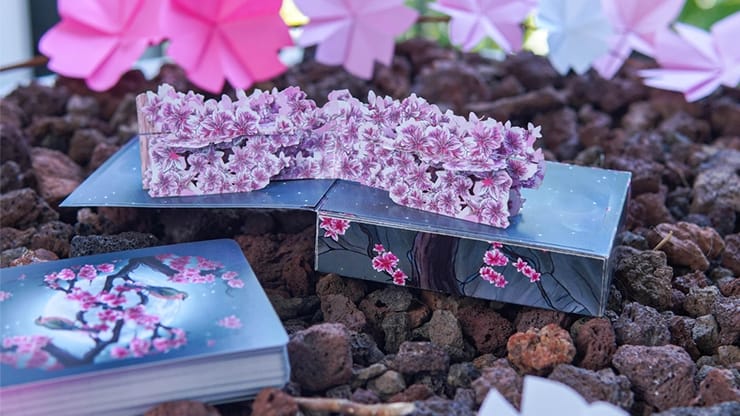 Sakura Renaissance 3D Pop-up Moonlight Edition Playing Cards - image 1