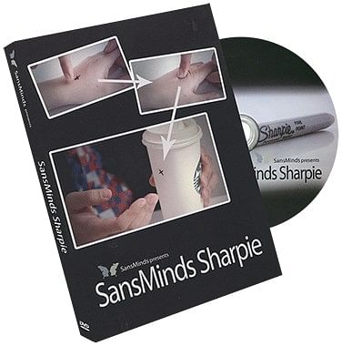 Vanishing Sharpie by SansMinds Creative Lab Illusions Street,Party Funny  Comedy magic tricks Gimmick props Mentalism,pen