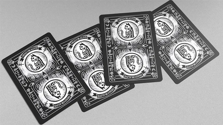 Schrodinger's Cat: Dead Black Edition Playing Cards - image 5