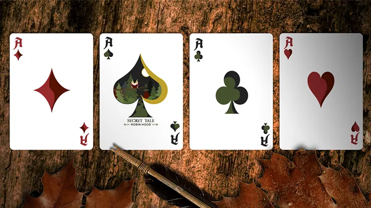 Secret Tale of Robin Hood Playing Cards (Black Owl Edition) - image 2