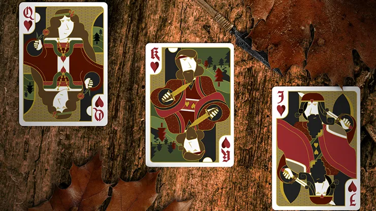Secret Tale of Robin Hood Playing Cards (Black Owl Edition) - image 5