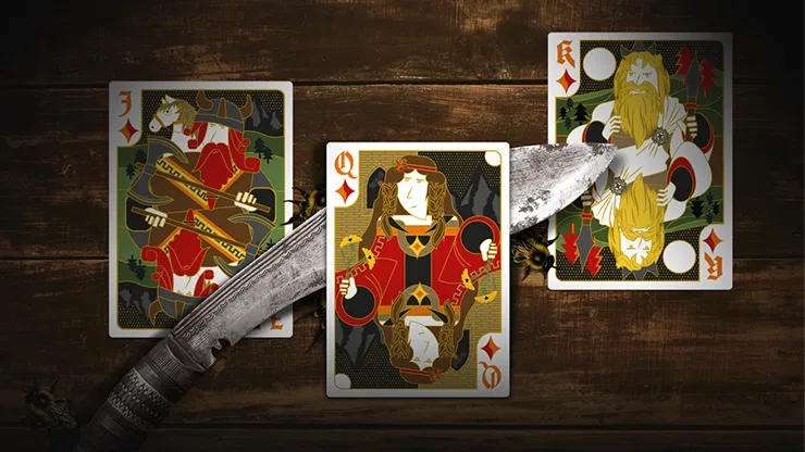 Secret Tale Ragnar MINI White Bee Playing Cards - image 3