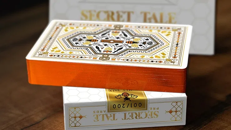 Secret Tale Ragnar MINI White Bee Playing Cards - image 1