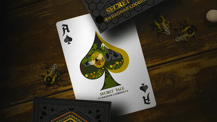 Secret Tale Ragnar White Bee Collector's Playing Cards - image 2