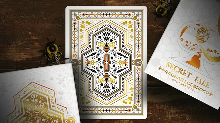 Secret Tale Ragnar White Bee Collector's Playing Cards - image 4