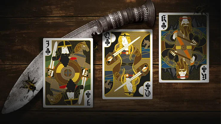Secret Tale Ragnar White Bee Collector's Playing Cards - image 5