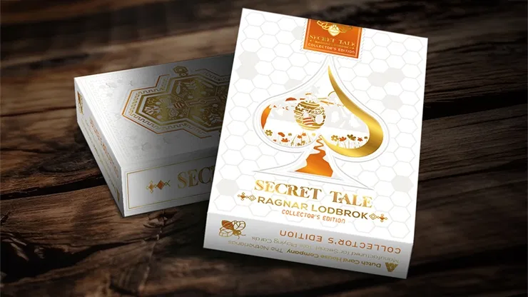 Secret Tale Ragnar White Bee Collector's Playing Cards - image 1