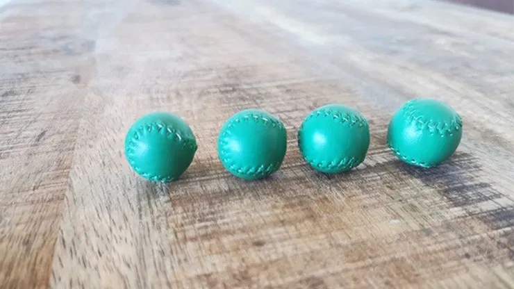 Leather Balls for Cups and Balls (Set of 4)