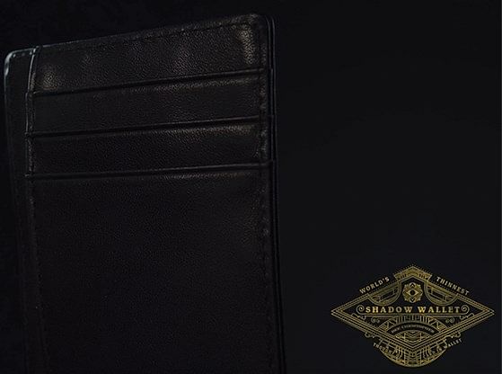 Shadow Wallet (Black Leather) by Dee Christopher