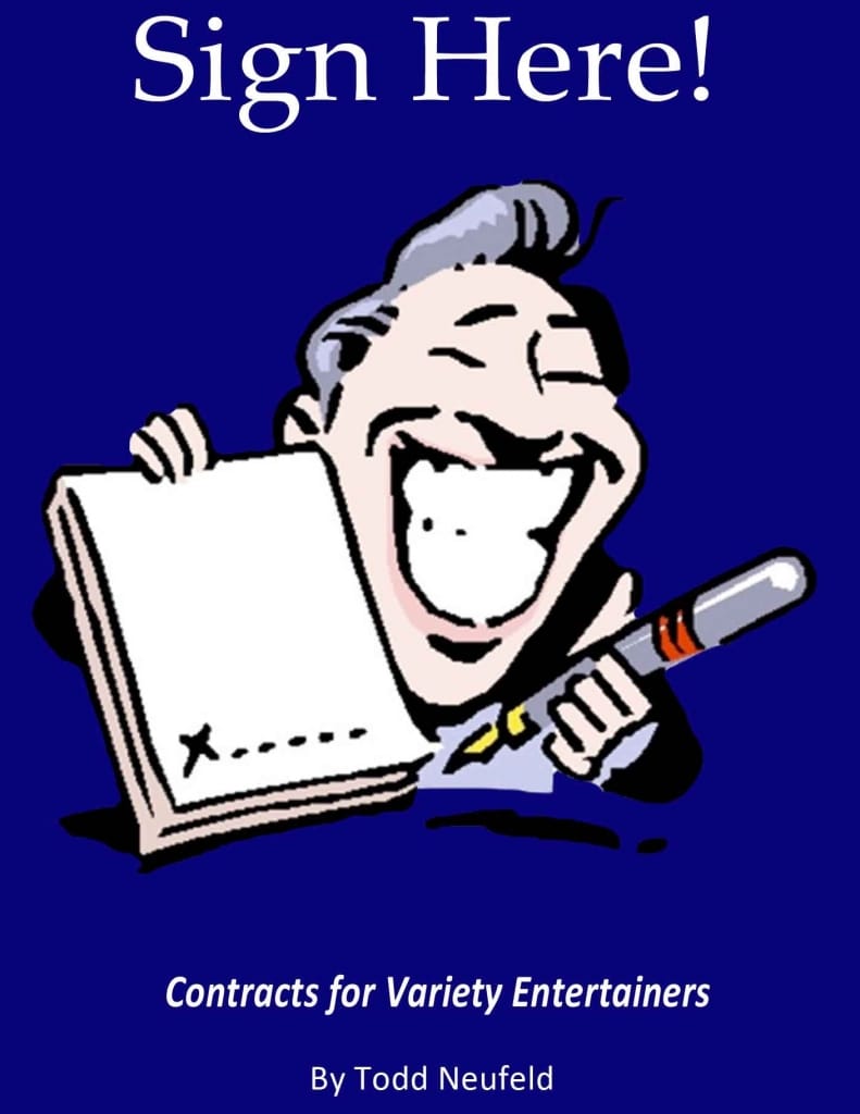 Sign Here Todd Neufeld Vanishing Inc. Magic shop