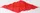 12in Diamond Cut Silk by Gosh (Red)