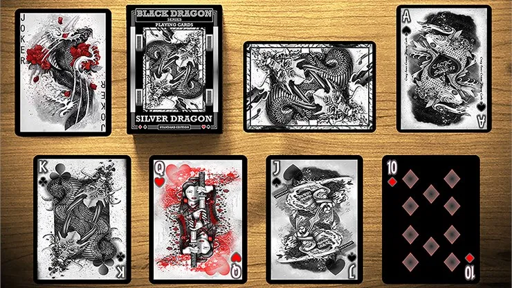 Silver Dragon Playing Cards - image 2