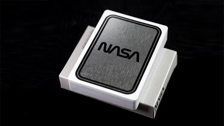 Silver Foil NASA Worm Playing Cards - image 3