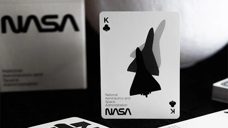 Silver Foil NASA Worm Playing Cards - image 6