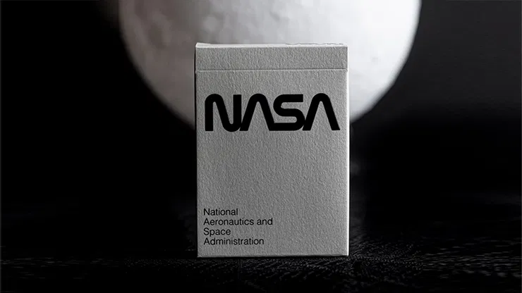Silver Foil NASA Worm Playing Cards - image 1