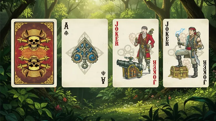 Skeleton Pirates Playing Cards - image 2
