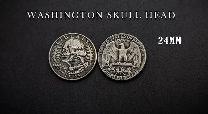 Skull Head Coin (Multiple Versions Available) - image 3