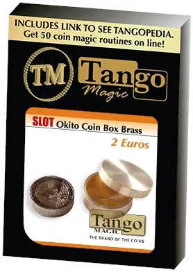 Slot Okito Coin Box (Brass) - 2 Euro