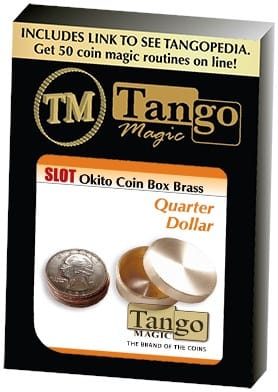 Slot Okito Coin Box (Brass) - Quarter