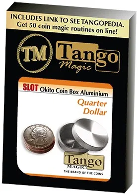 Slot Okito Coin Box (Aluminum) - Quarter