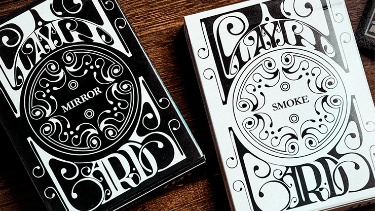 ANYONE × Smoke&Mirrors playing cards Smoke and Mirrors Green V4 (Reprint) Playing Cards by Anyone