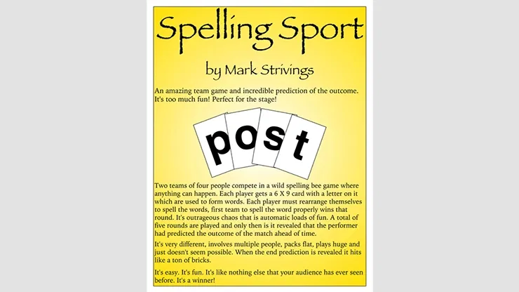 Spelling Sport