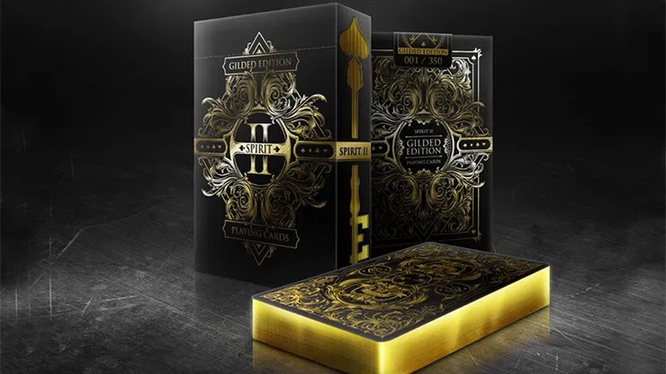 Spirit II Black Playing Cards