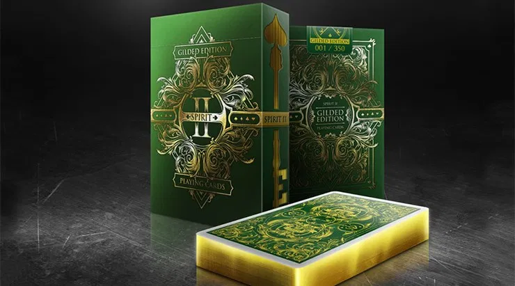 Spirit II Green  Playing Cards