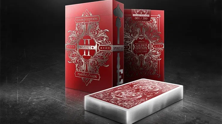 Spirit II MetalLux Red  Playing Cards