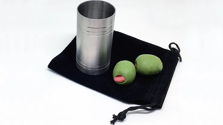 Spirit/Shot Measure Chop Cup (with Olives) - image 1
